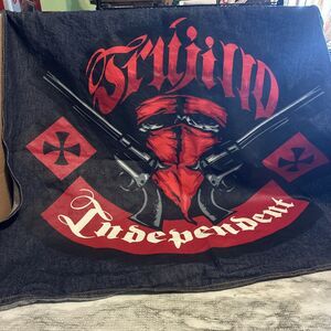 Independent Truck Company , Tony Trujillo Bandit Denim Banner 28”x 28” **Rare**